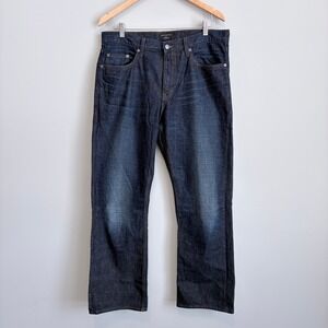 Banana Republic Boot Cut Jeans Dark Wash Denim Casual Relaxed Fit Blue Men 34/32